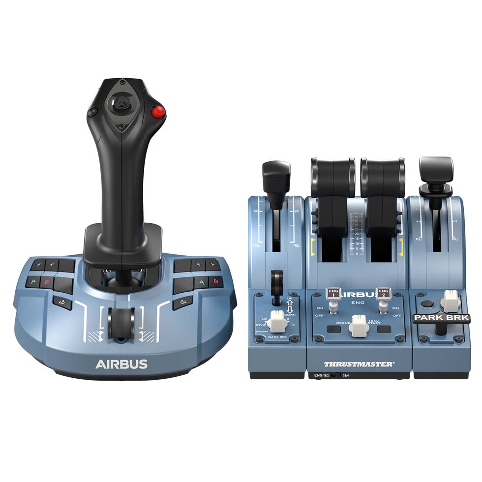 THRUSTMASTER Joystick TCA Captain Pack X Airbus Edition para PC Xbox